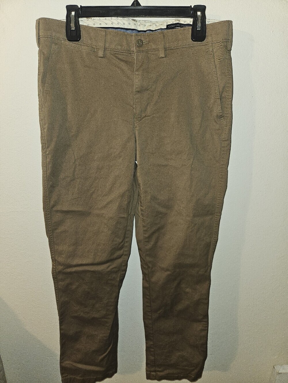 Cremieux Mens Comfort Stretch Brown Pants Size 33x30